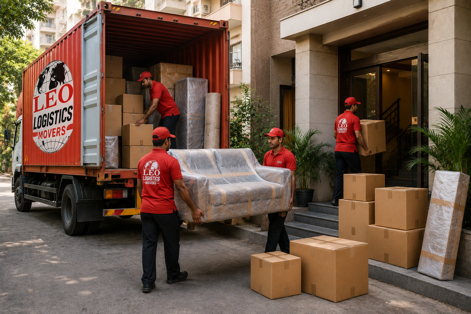 Household relocation, city to city